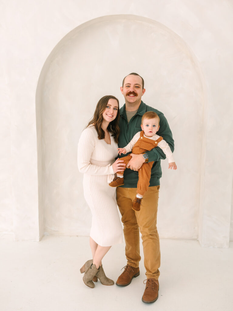 Jacksonville family photographer capturing a family and their baby