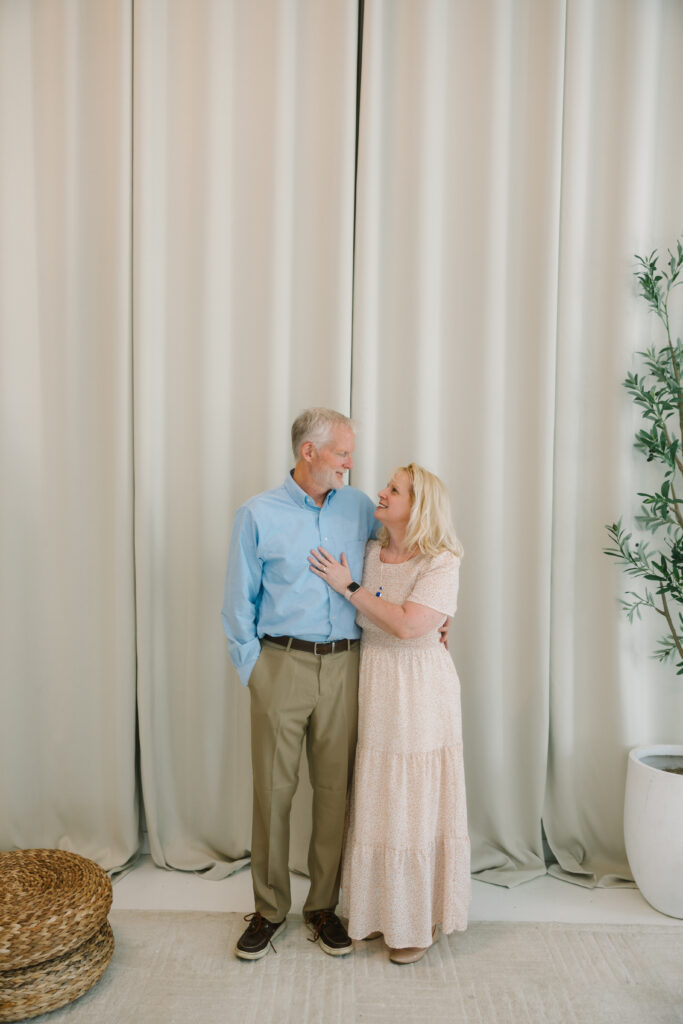 Jacksonville family photographer capturing Grandparents main character mom and dad 