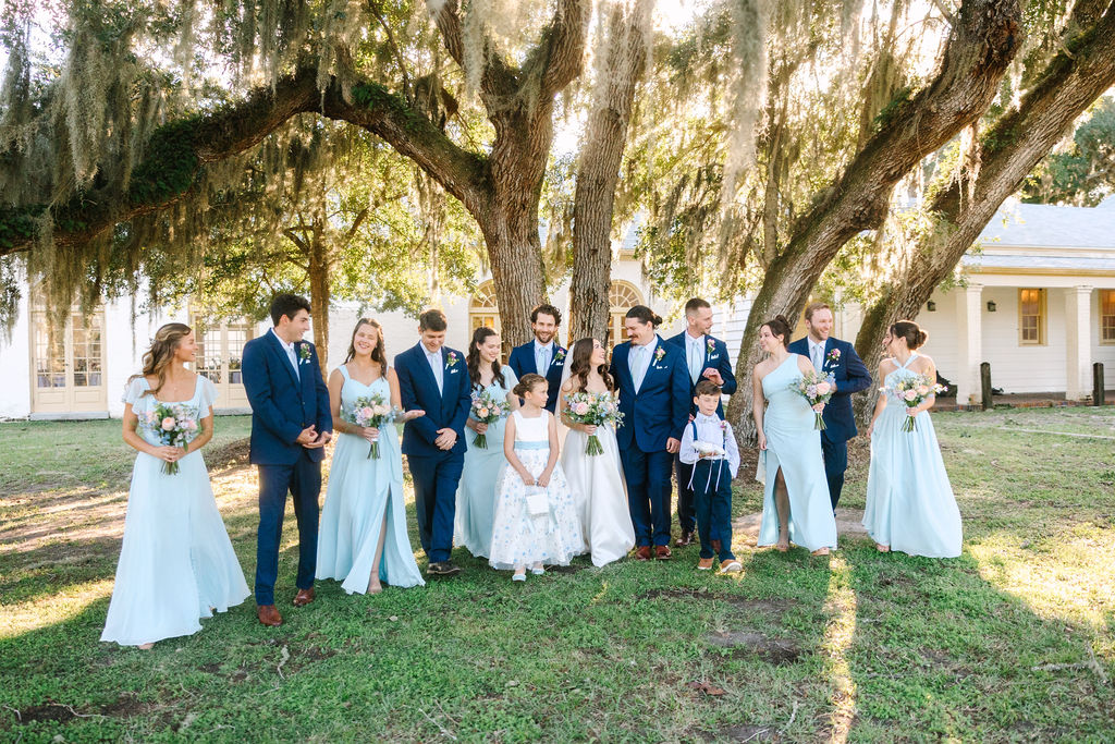 Waterfront ceremony at Ribault Club wedding venue Jacksonville FL