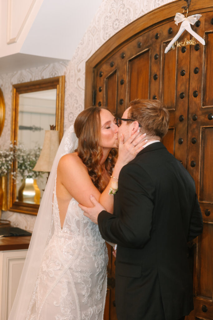 Wedding ceremony at 9 Aviles in downtown St. Augustine, photographed by downtown St. Augustine wedding photographer